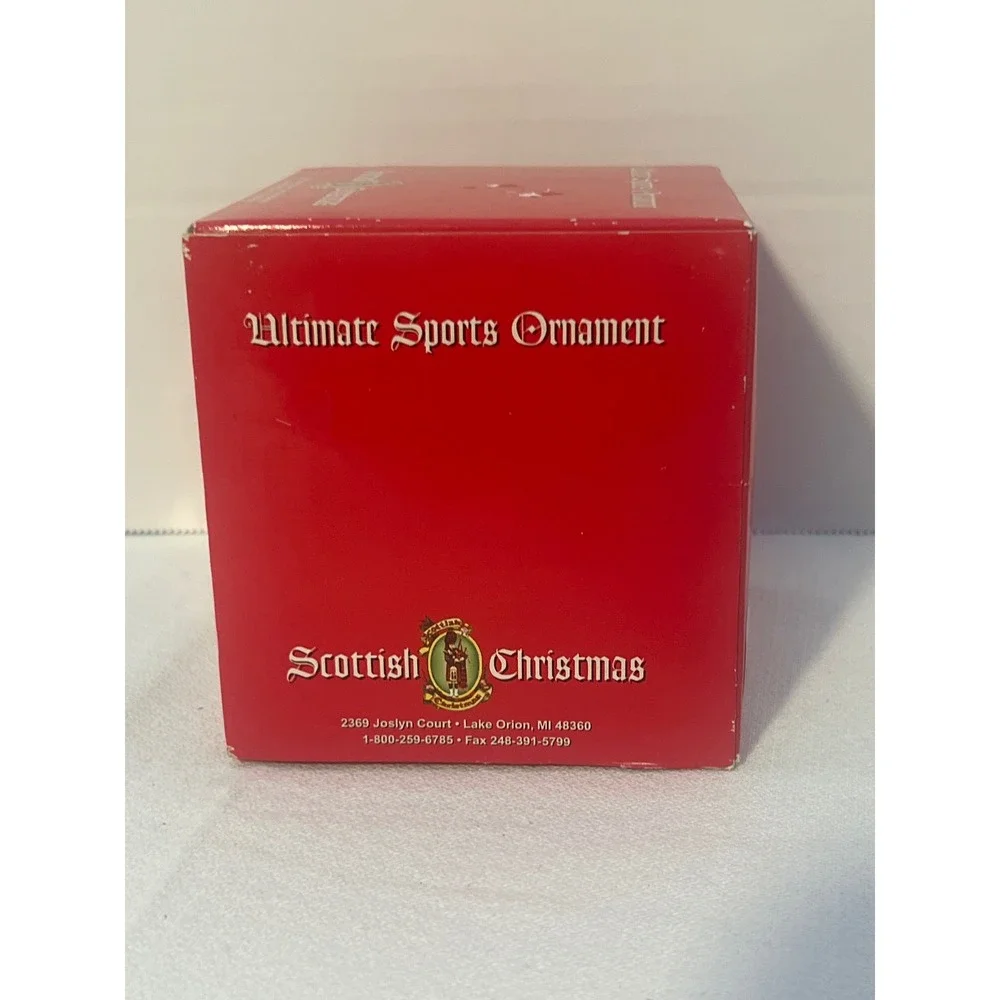 Scottish‎ Christmas Ultimate Sports Ornament Chicago Cubs Baseball Mouth Blown